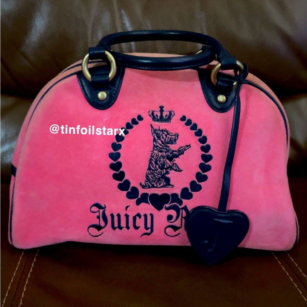 *SOLD* Vintage pink Juicy Couture xl bowler bag